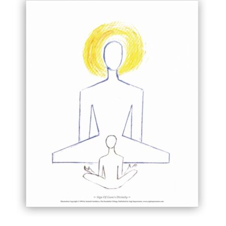 Kundalini Print - Sign Of Guru`s Divinity