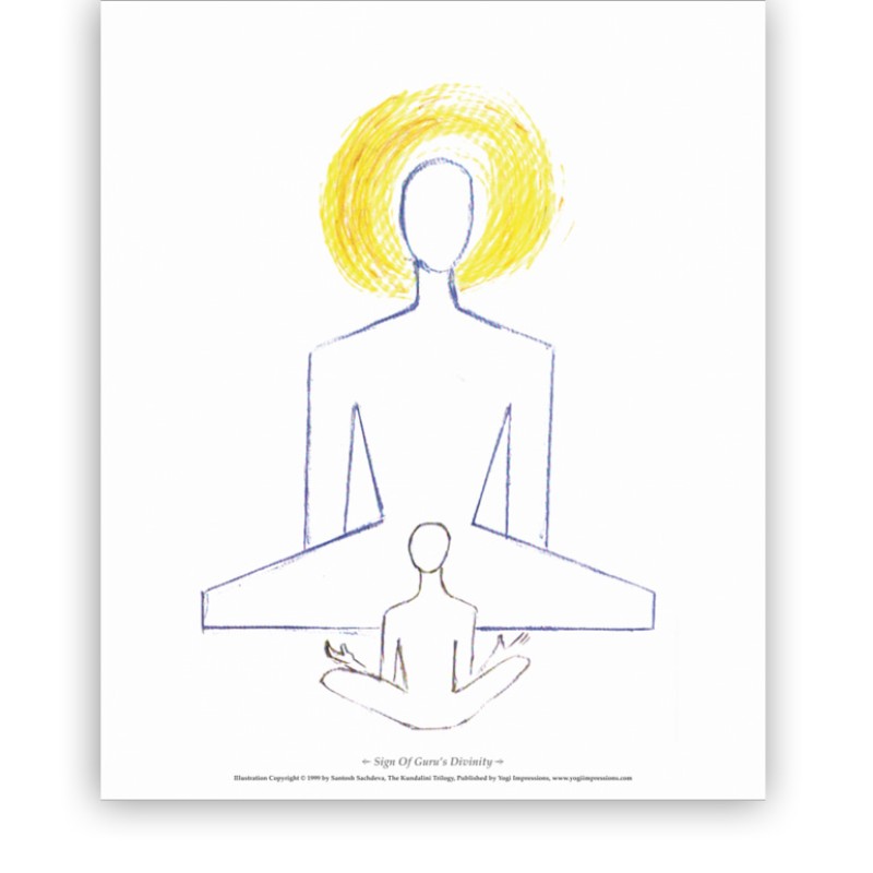 Kundalini Print - Sign Of Guru`s Divinity