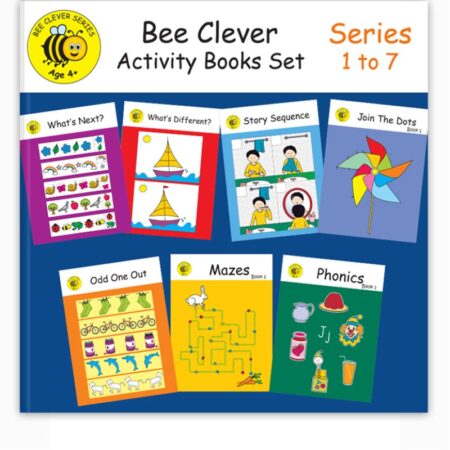 Bee Clever Activity Books Set: Series 1 to 7