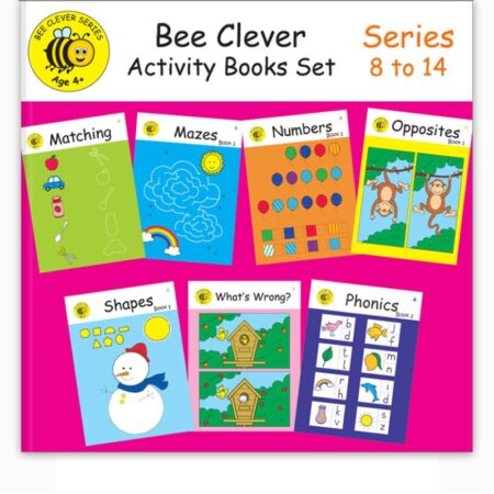 Bee Clever Activity Books Set: Series 8 to 14